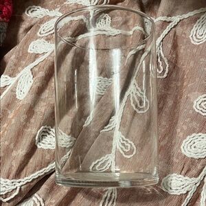 NWOT Clear glass vase